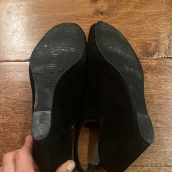 Stuart Weitzman Black Suede Wedge - Picture 4 of 4